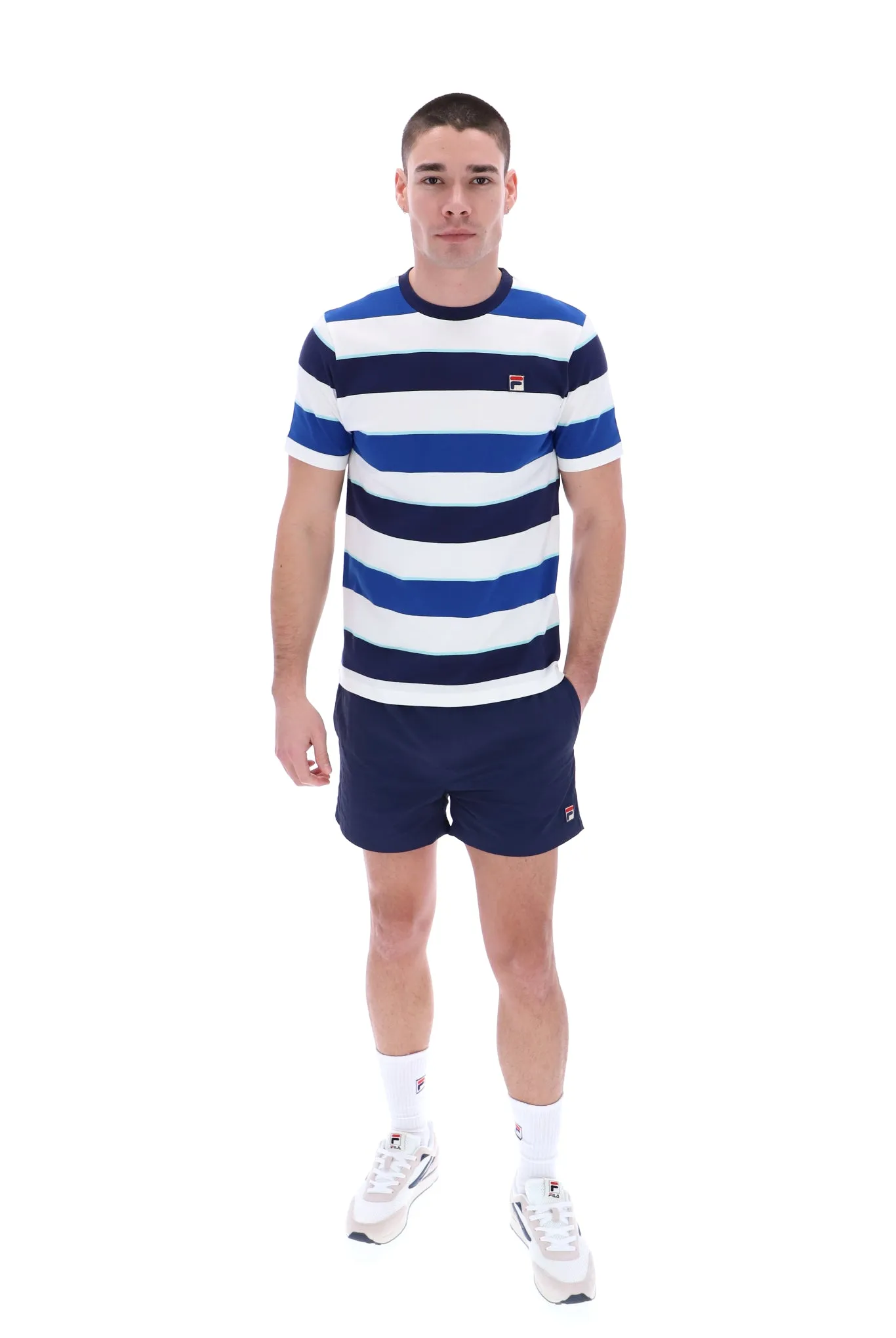 Jaxon Yarn Dye Striped T-Shirt