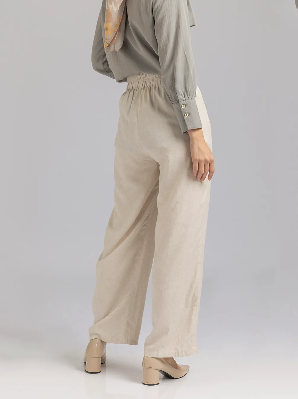 KEFI LINEN PANTS KHAKI