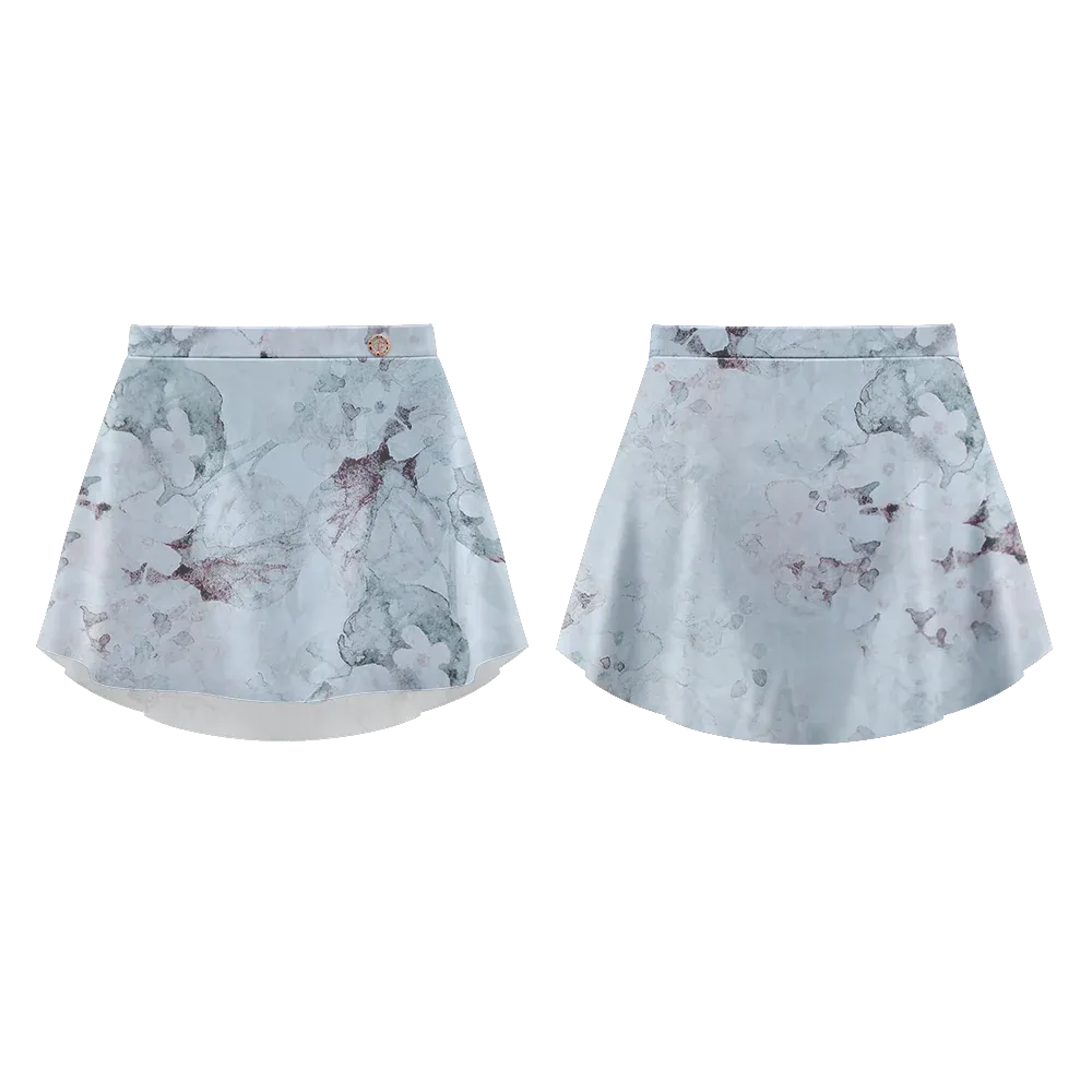 Ladies Patterned Skirt Olive