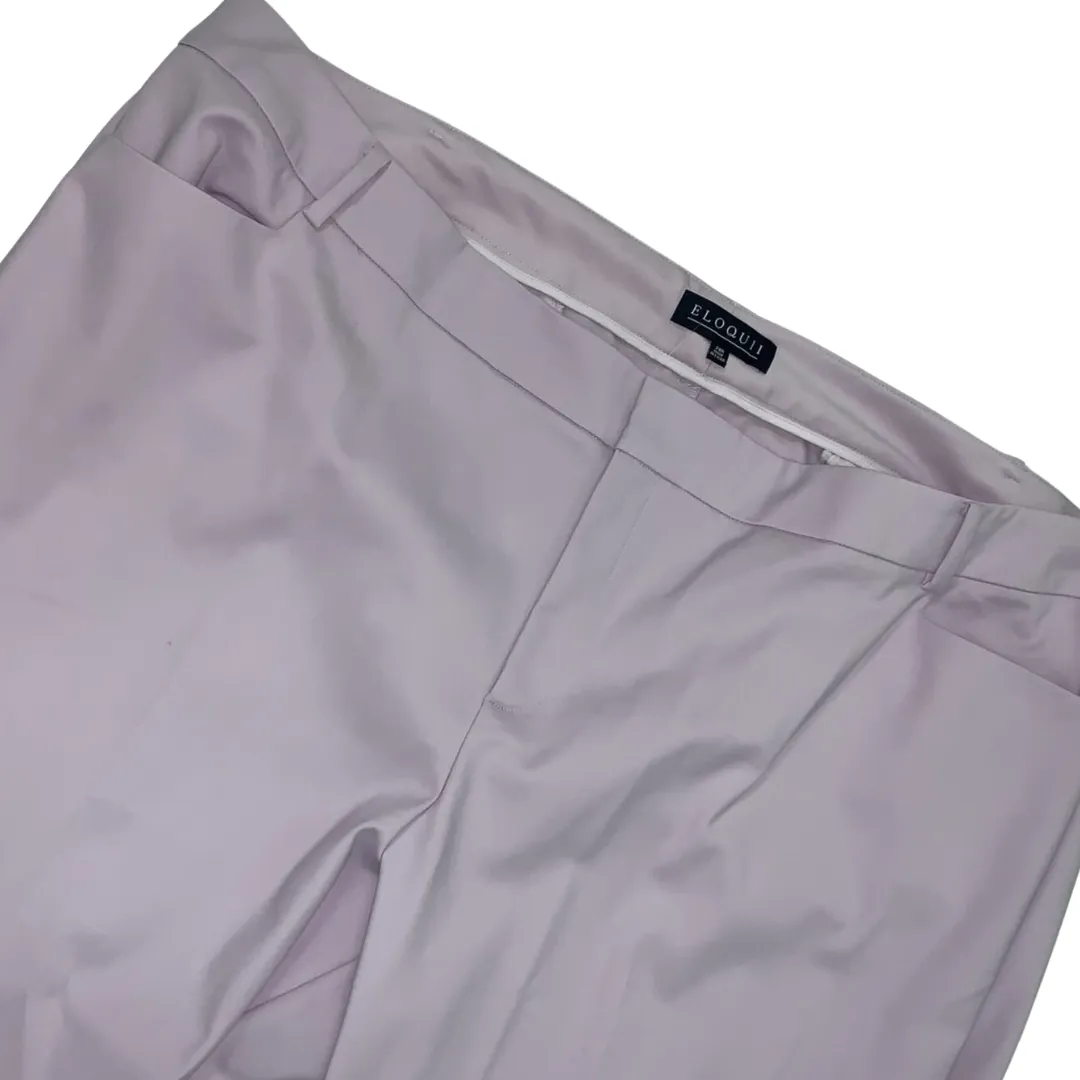 Lilac Straight Leg Dress Pants