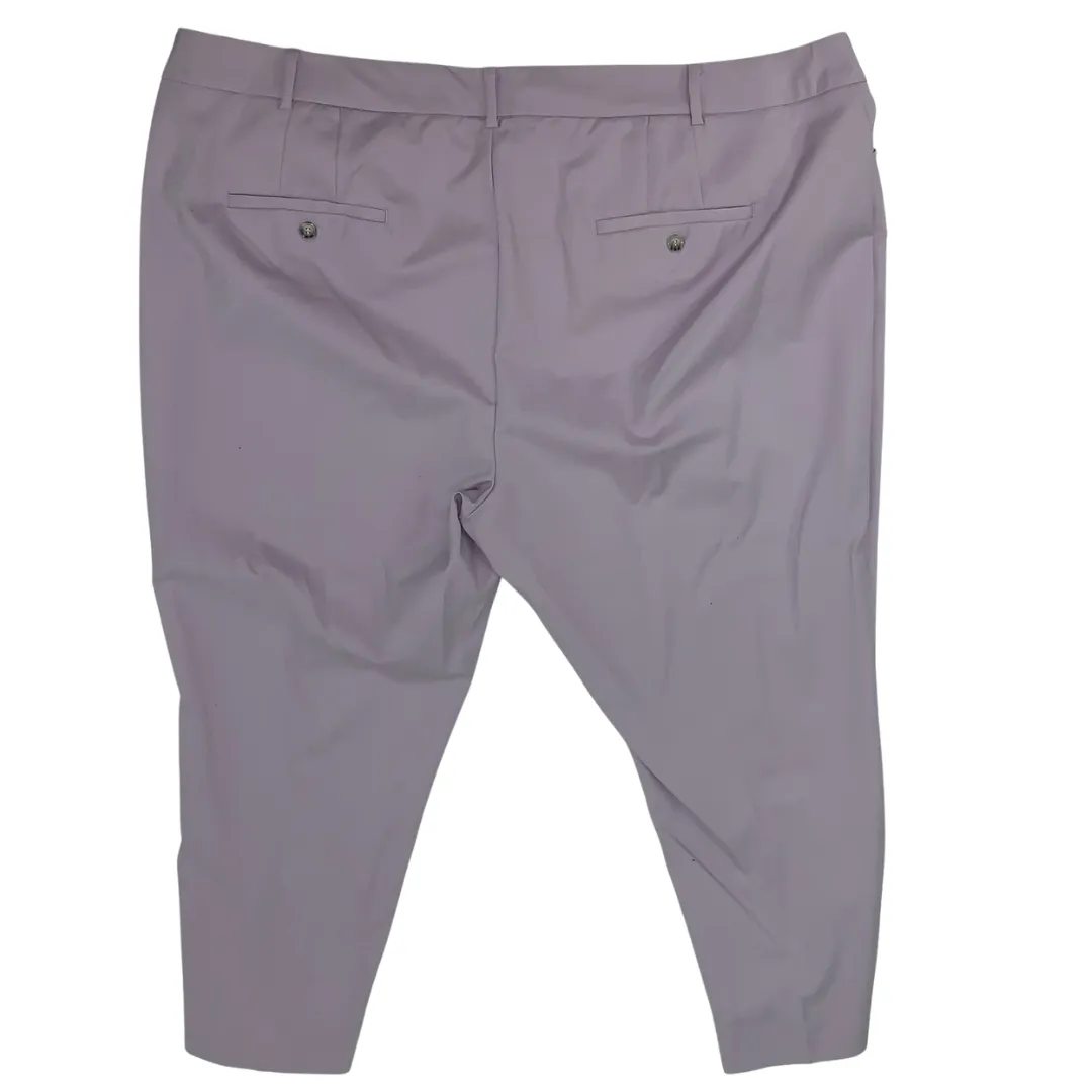 Lilac Straight Leg Dress Pants