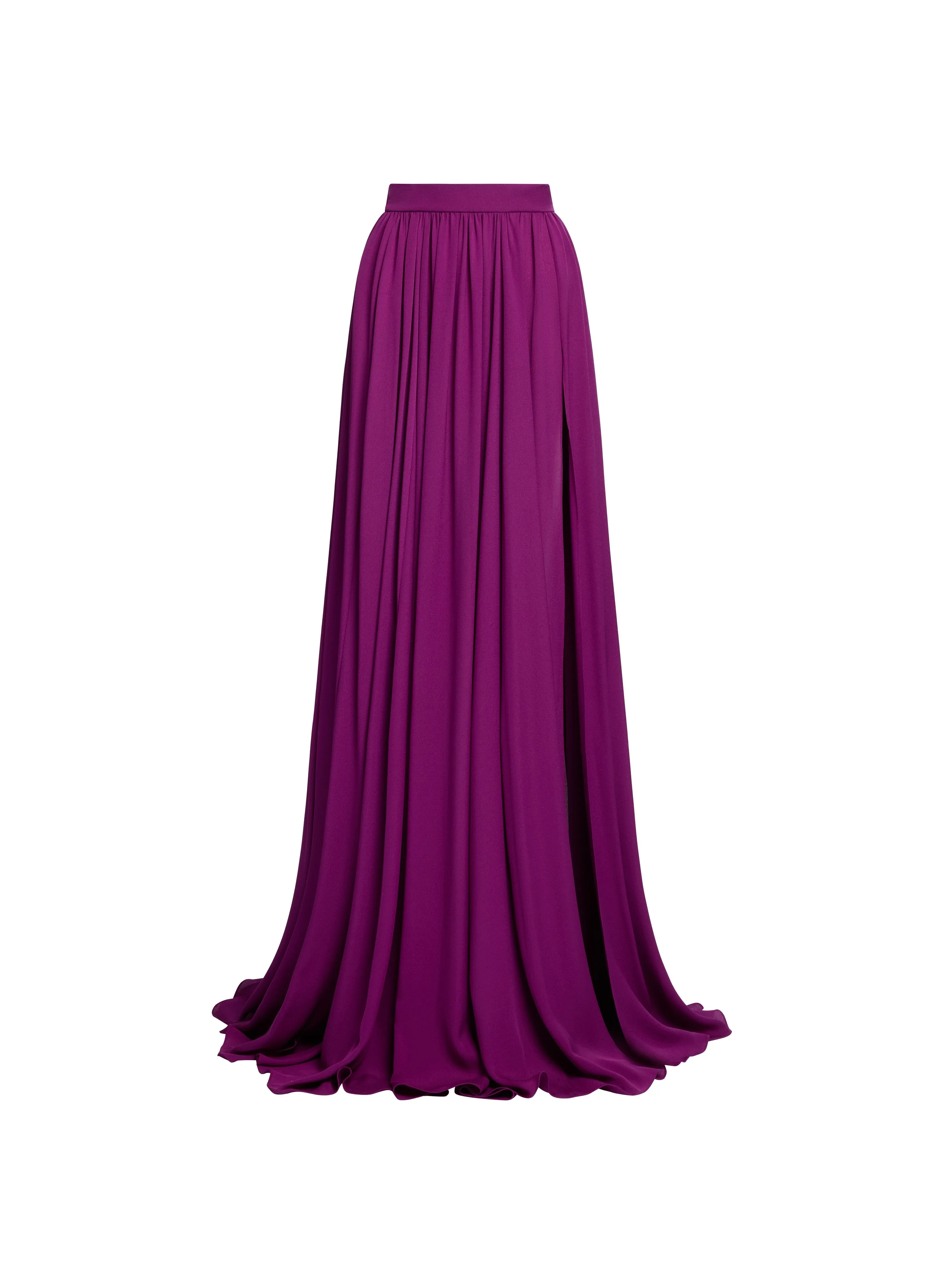 Long Silk Skirt