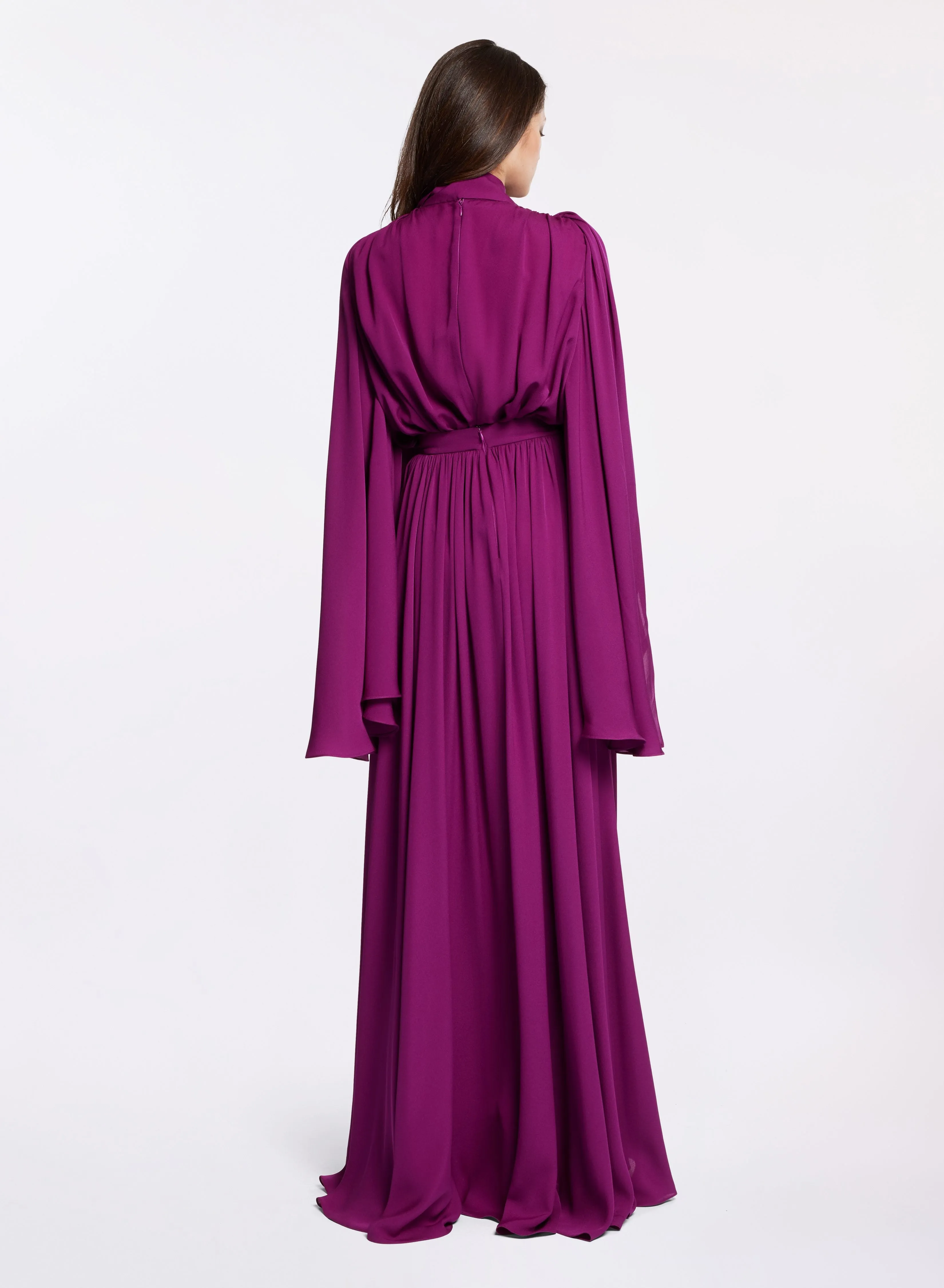 Long Silk Skirt
