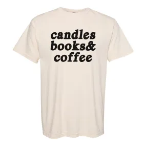 Make It Yours™ '...Books & Coffee' T-Shirt