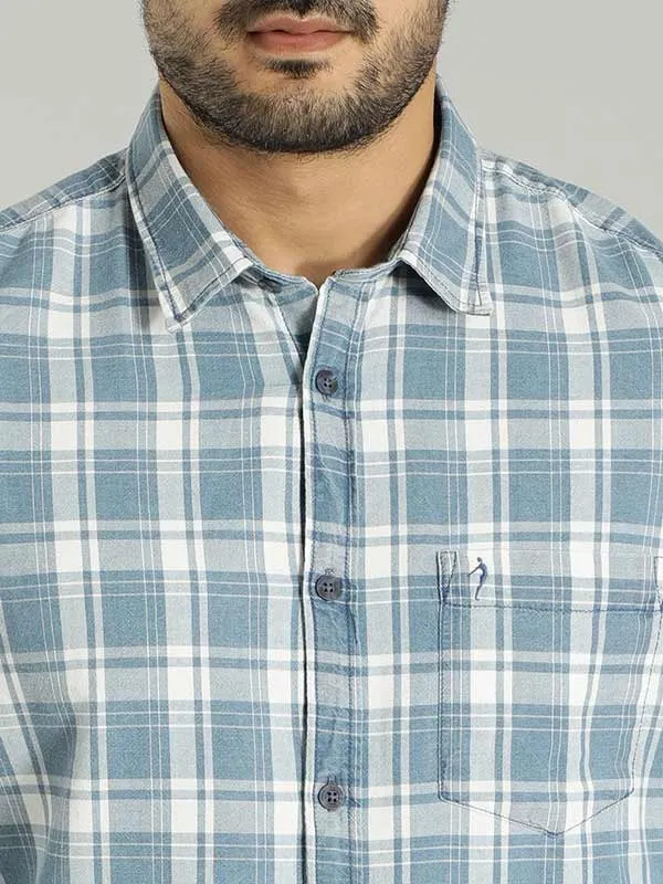 Men Checked Full Sleeve Cotton Shirt