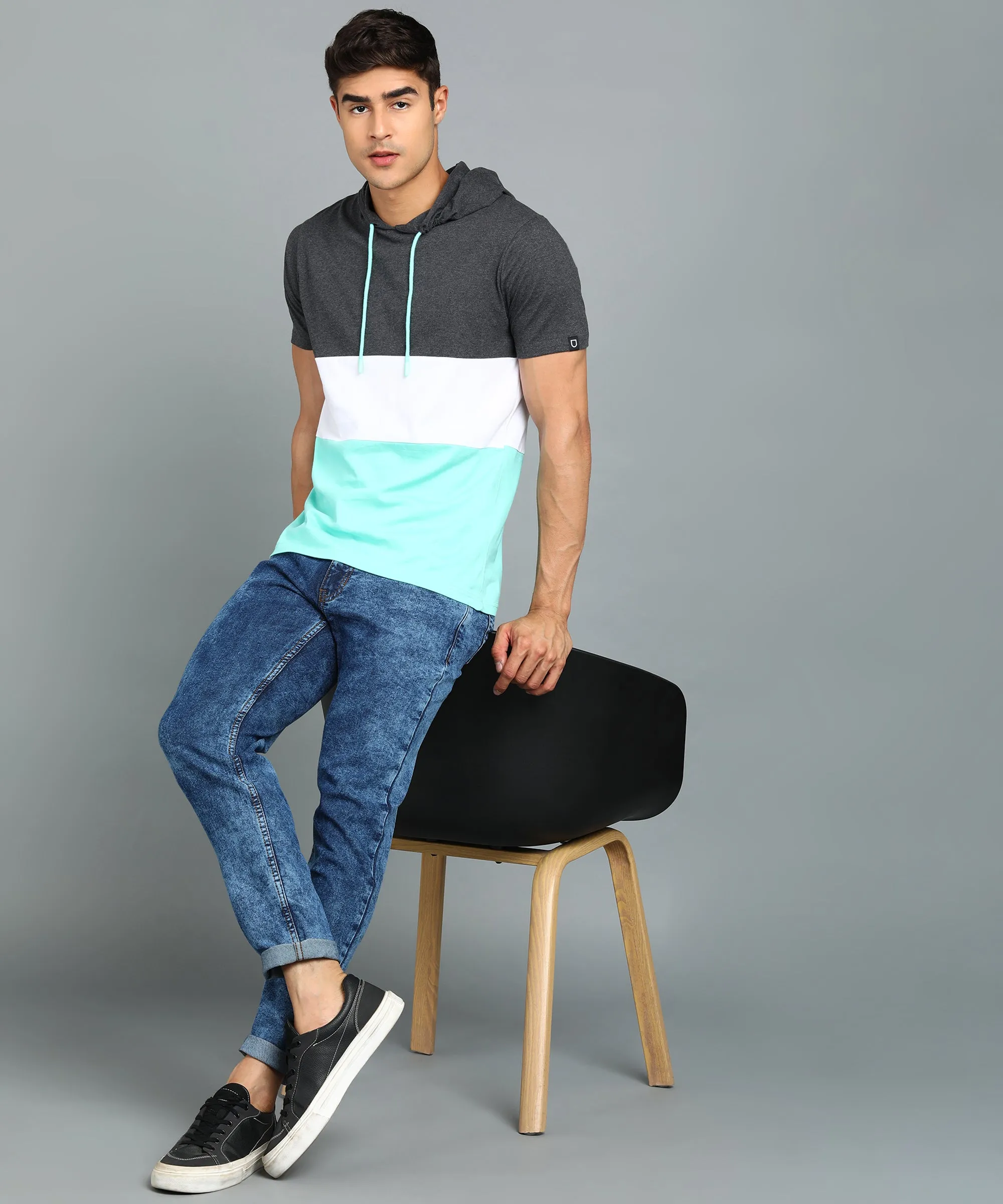Men's Blue Slim Fit Washed Jeans Stretchable