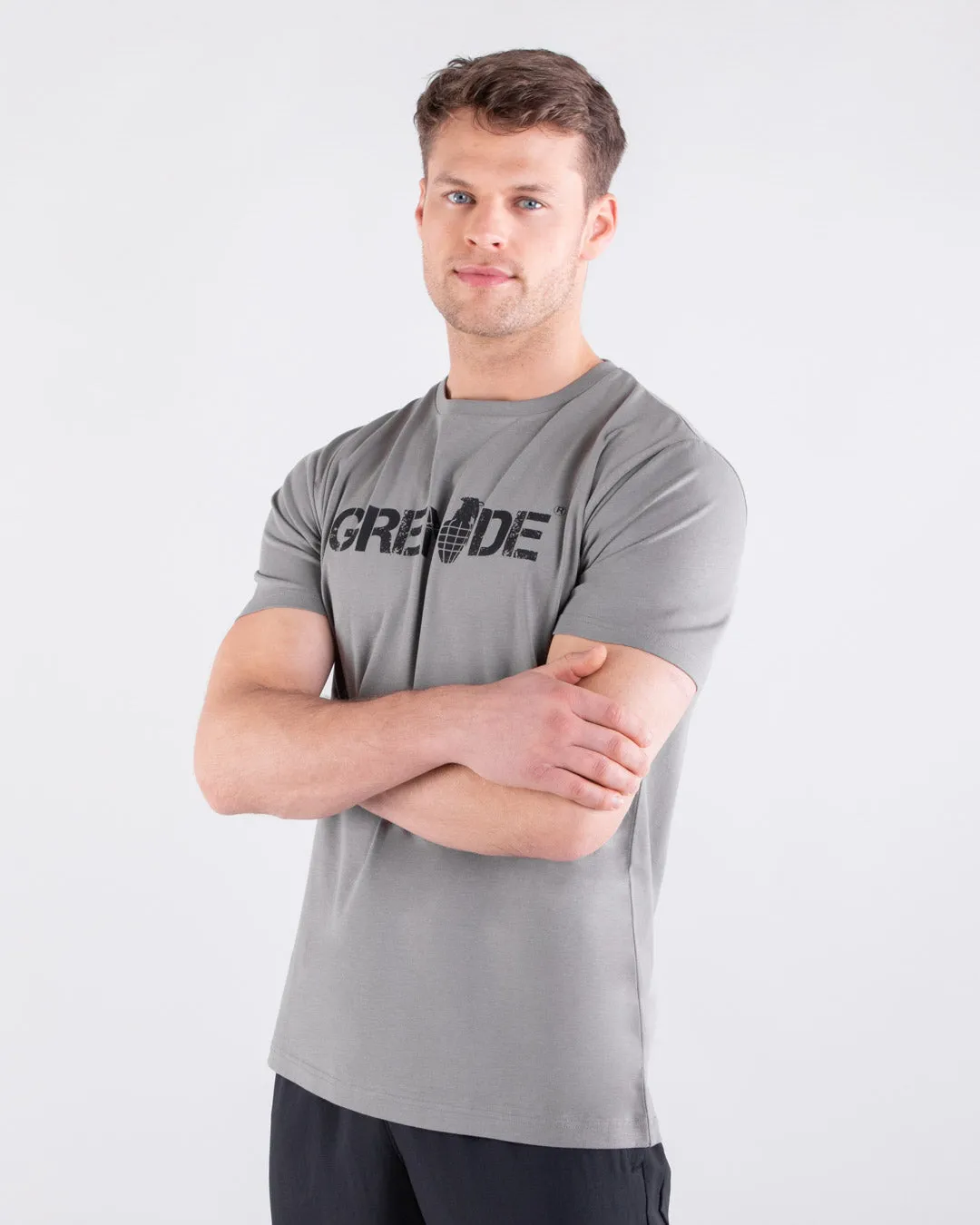 Men's Core Logo T-Shirt - Concrete