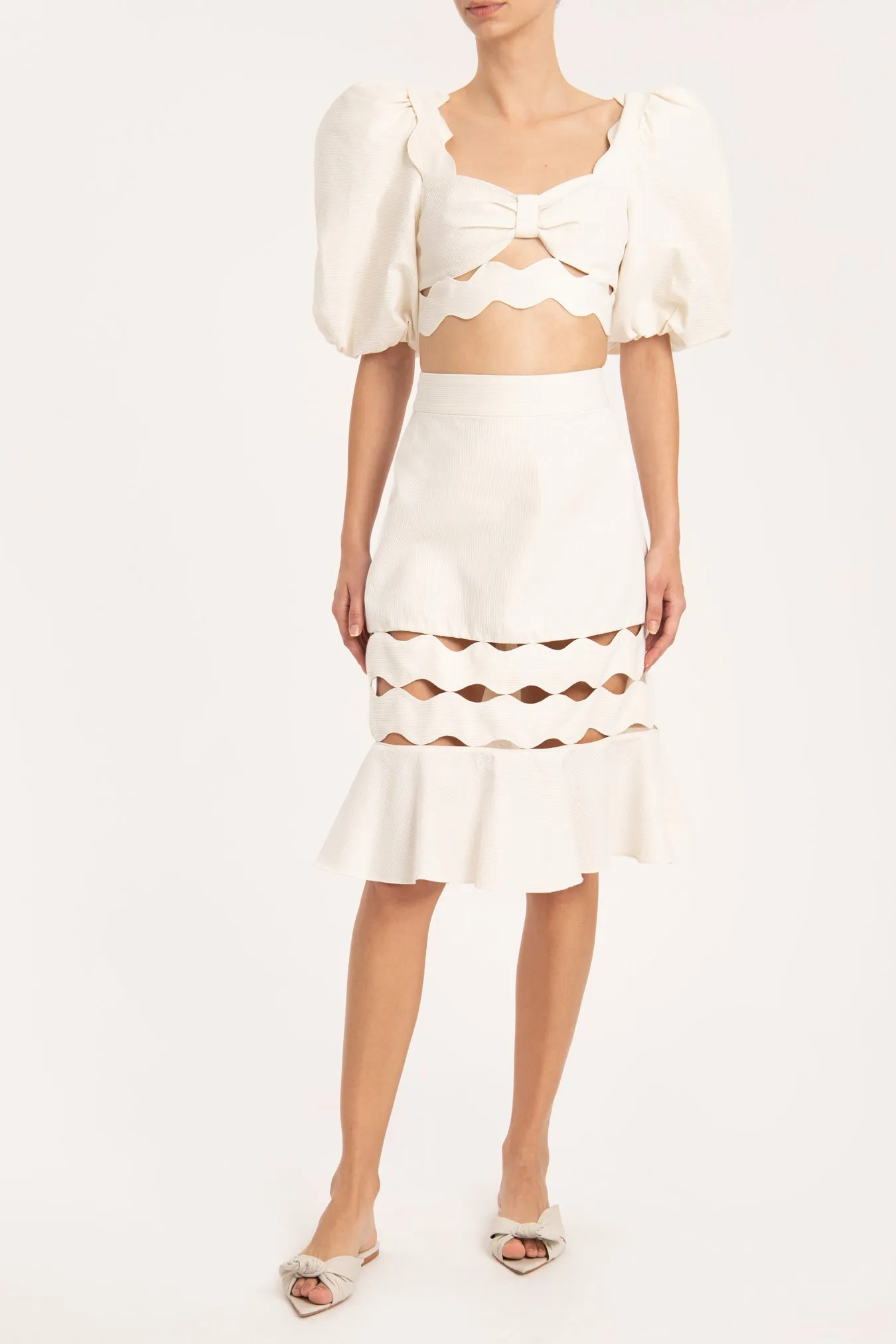 Moves Ruffled Short Skirt