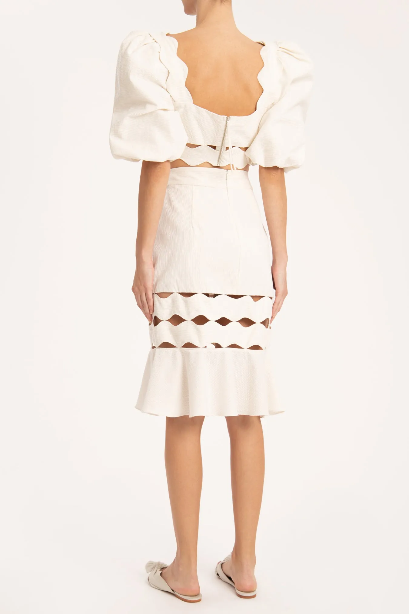 Moves Ruffled Short Skirt