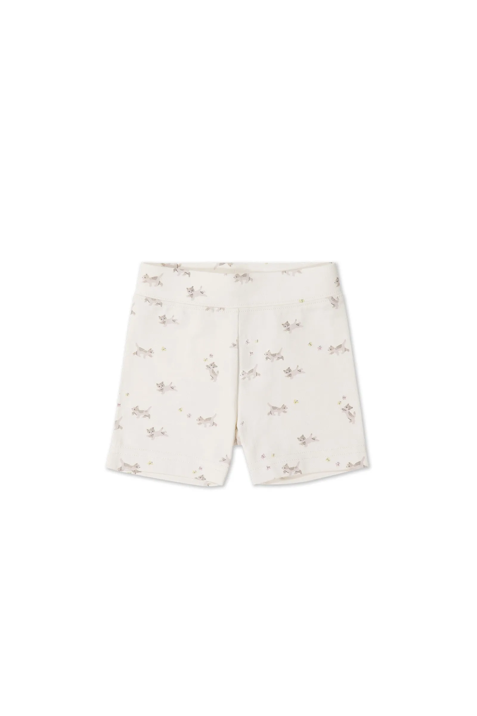 Organic Cotton Everyday Bike Short - Playful Kittens