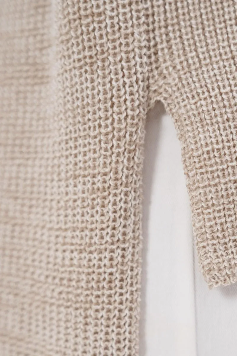 Ottawa YOW High Neck Sweater in Sand Marl