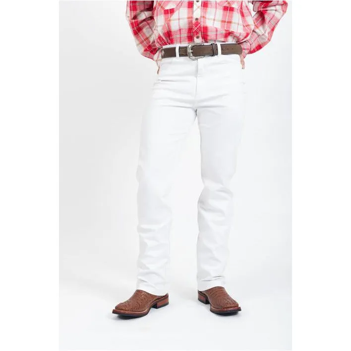 Outback Men's Stretch Jeans - WHITE