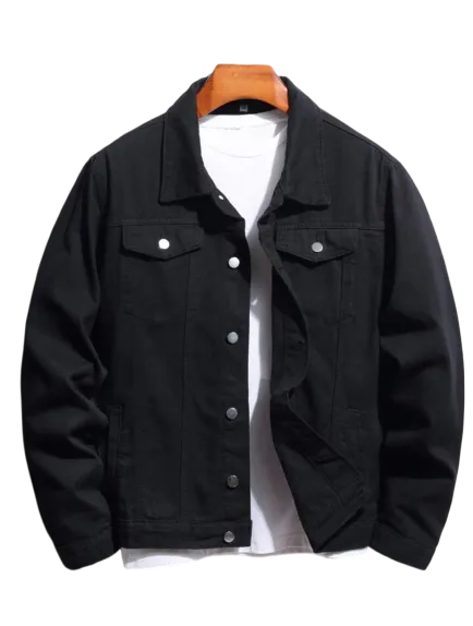 Pack Of 2 Cinnamon Brown & Black Denim Jacket -Unisex