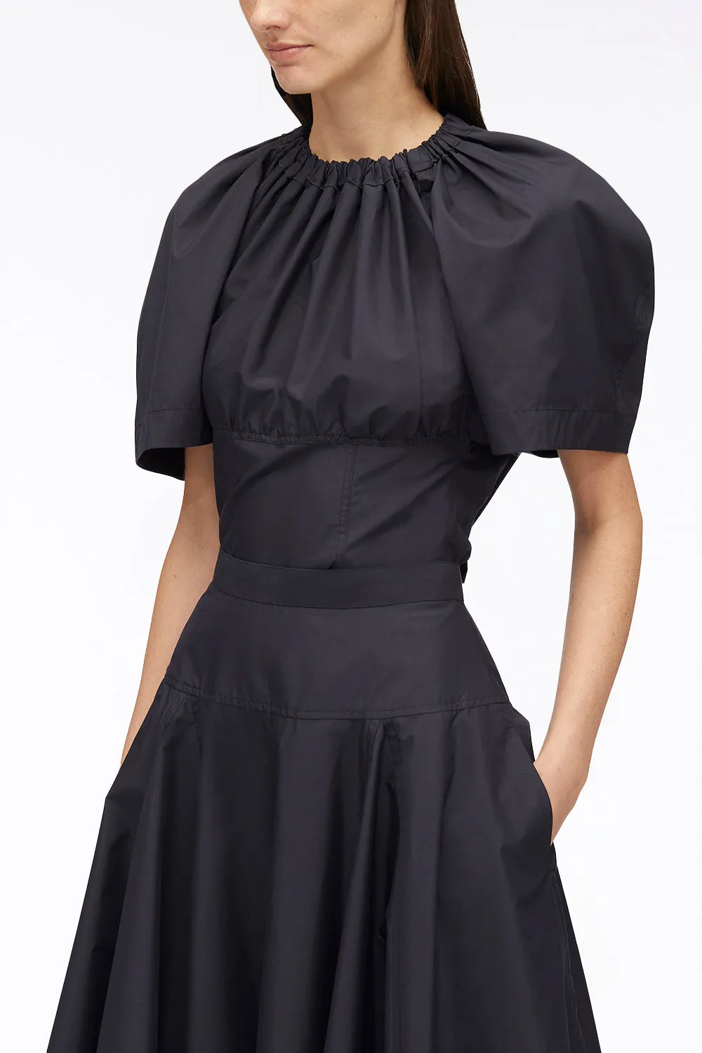 Poplin Midi Skirt