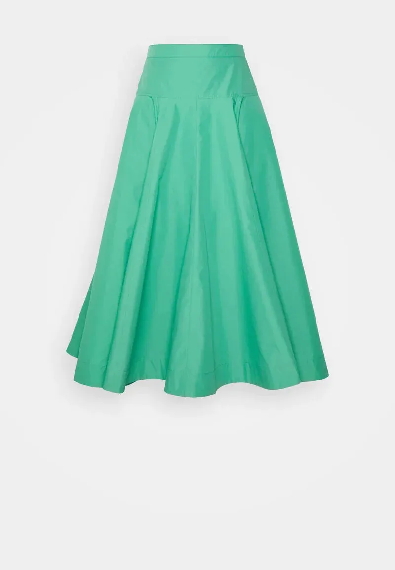 Poplin Midi Skirt