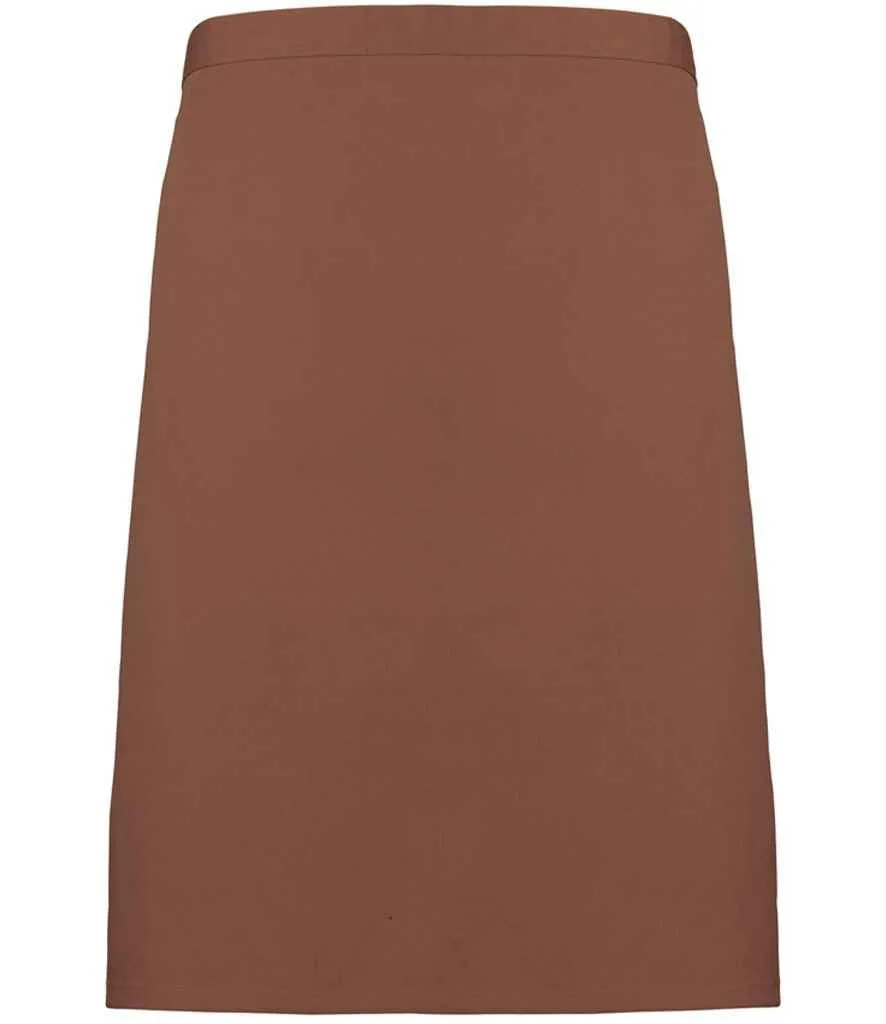 Premier 'Colours' Mid Length Apron | Mocha
