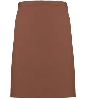 Premier 'Colours' Mid Length Apron | Mocha