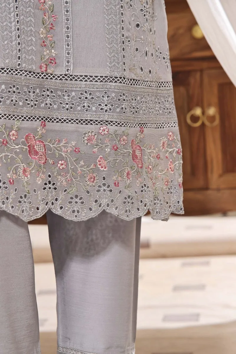 Sada Bahar Embroidered Chiffon Party Wear Suit SBA80