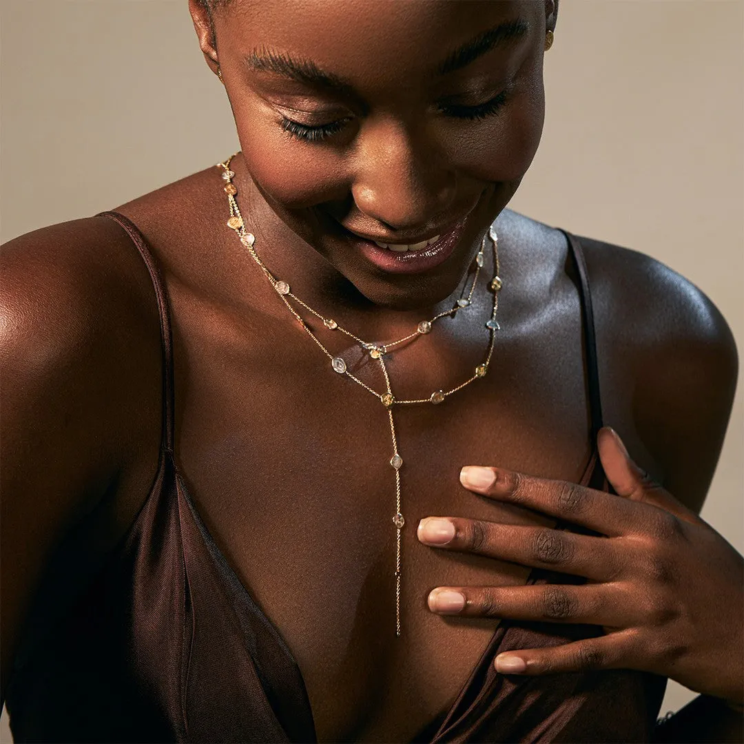 Signature Classic Necklace, Diamond Slice, Mid-Length