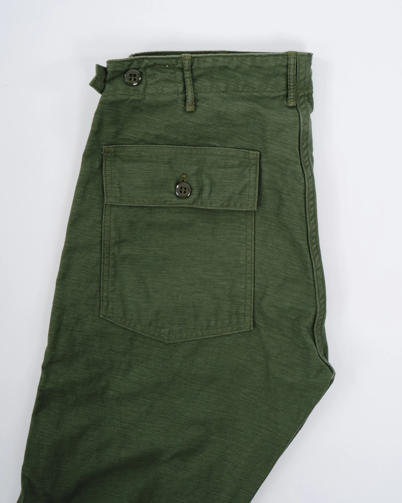 SLIM FIT FATIGUE PANTS GREEN