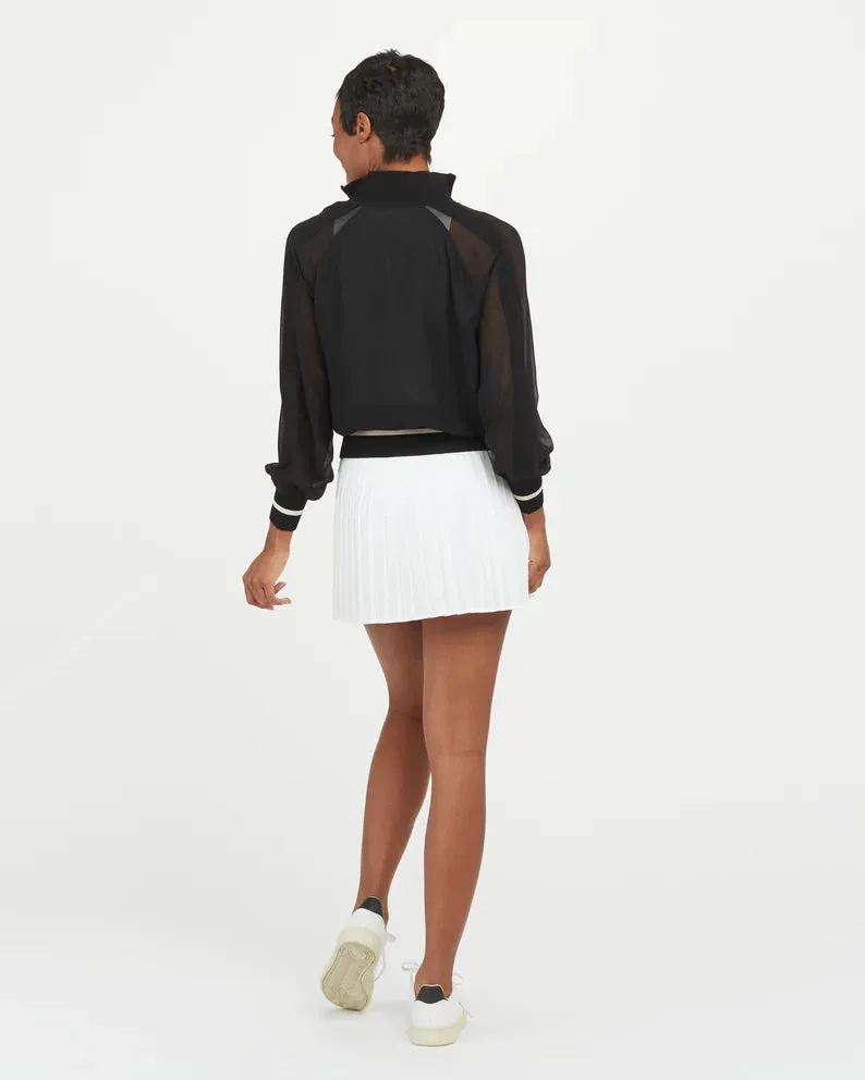 Spanx: The Get Moving Pleated Skort-  White
