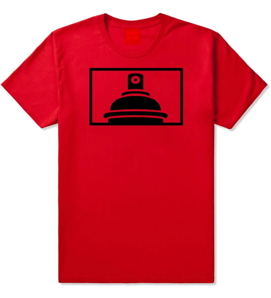 Spraycan Rectangle Logo Graffiti T-Shirt