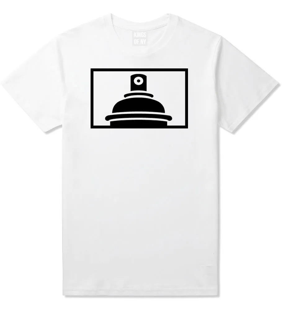 Spraycan Rectangle Logo Graffiti T-Shirt