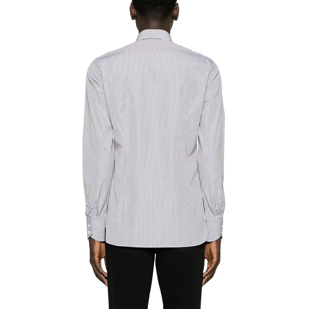 Striped Poplin Shirt