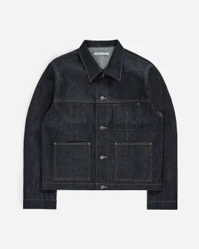 Mens Stylish Torai Raw Denim Jacket - Durable, Comfortable, and Trendy Outerwear
