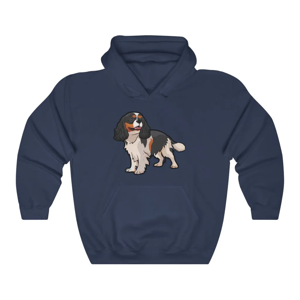 Tricolor Cavalier King Charles Spaniel Unisex Heavy Blend™ Hooded Sweatshirt