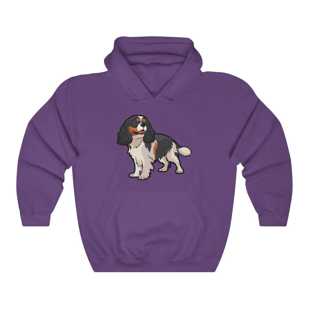 Tricolor Cavalier King Charles Spaniel Unisex Heavy Blend™ Hooded Sweatshirt