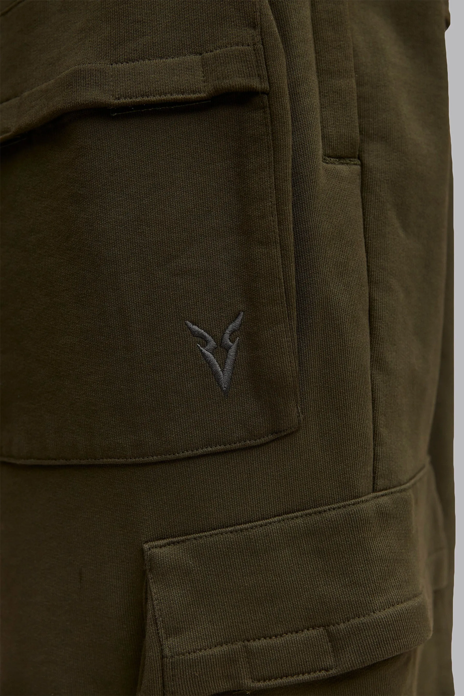 V_LYFE420 CARGO JOGGERS - Khaki