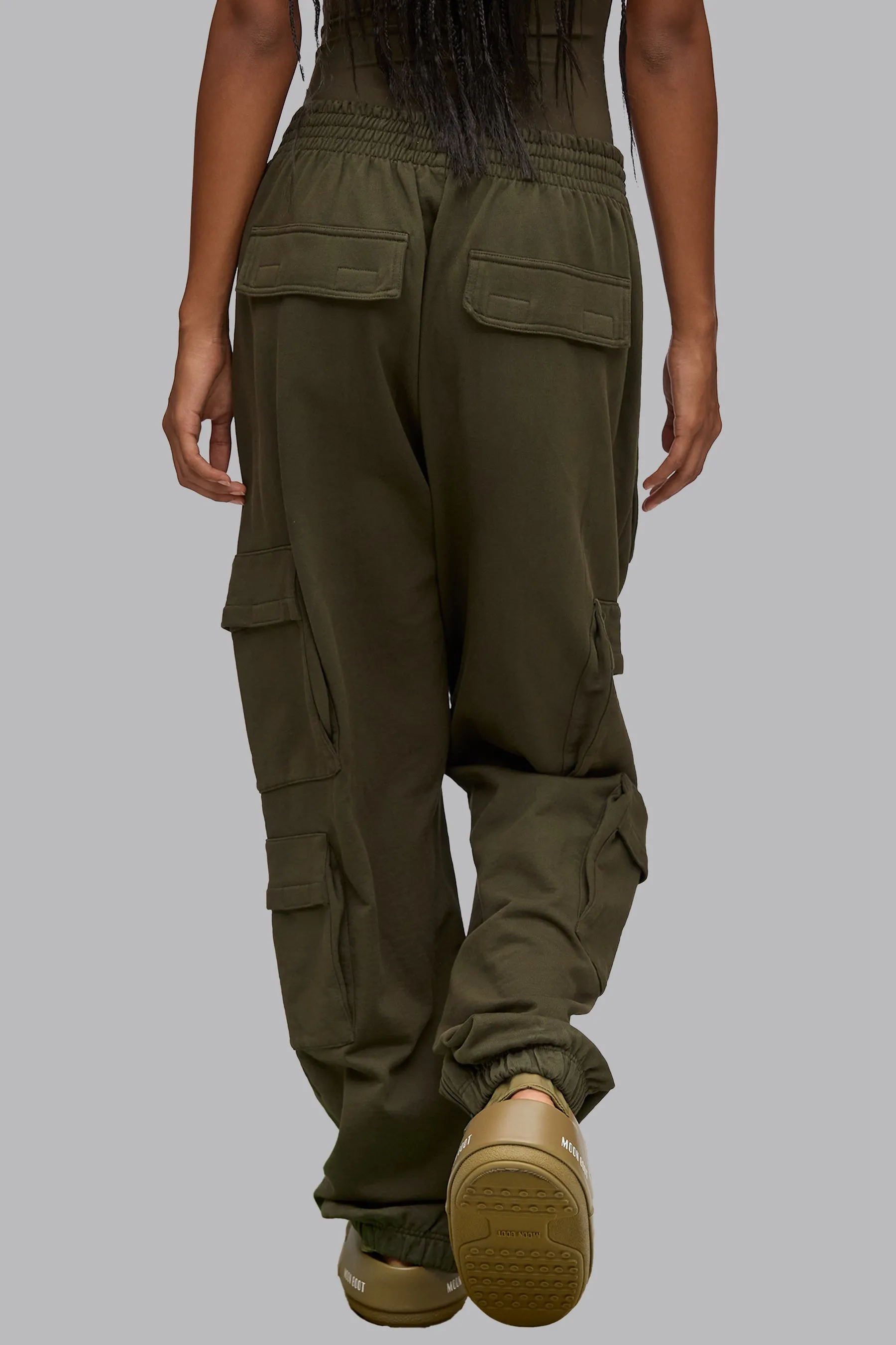 V_LYFE420 CARGO JOGGERS - Khaki