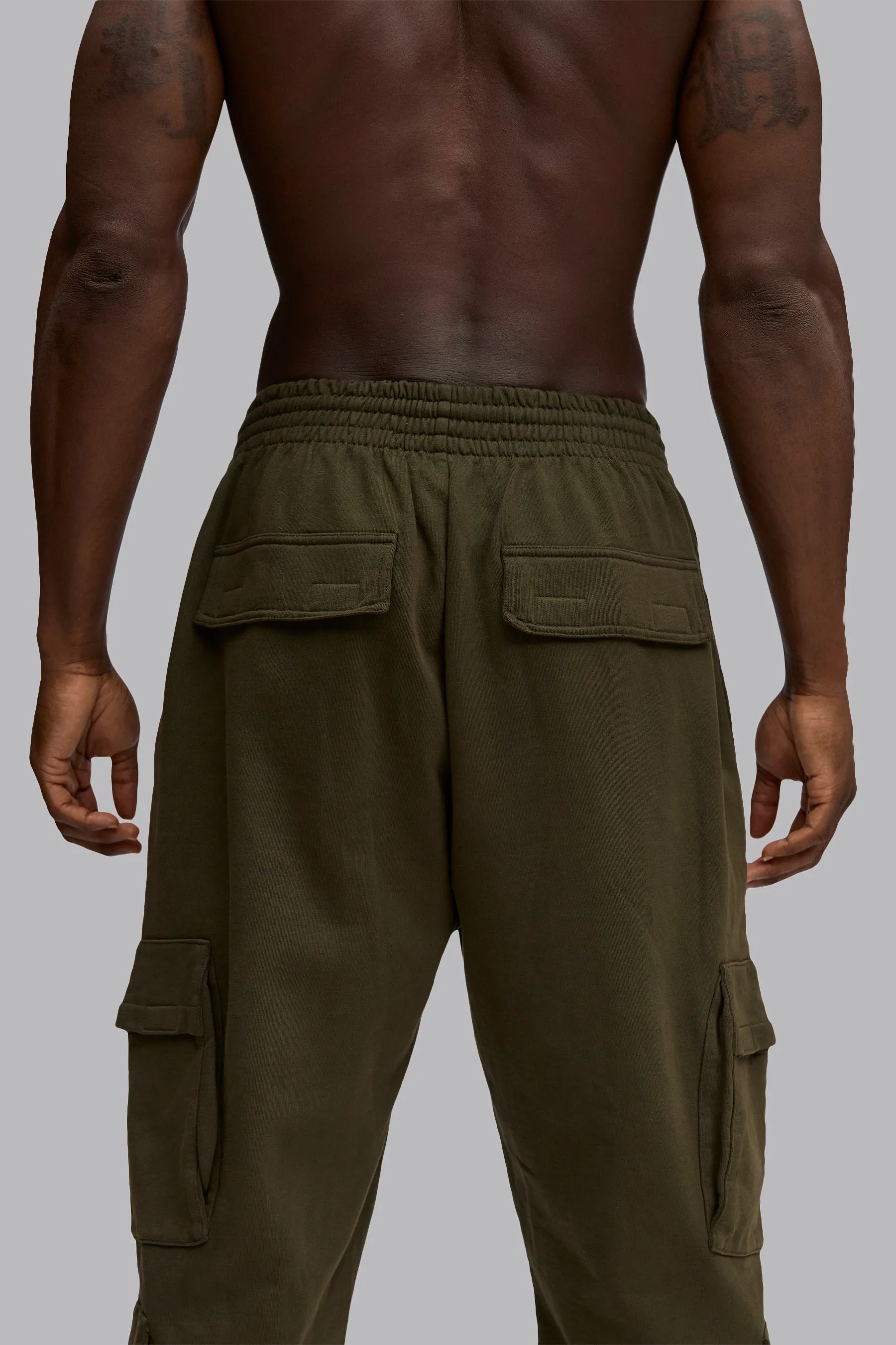 V_LYFE420 CARGO JOGGERS - Khaki