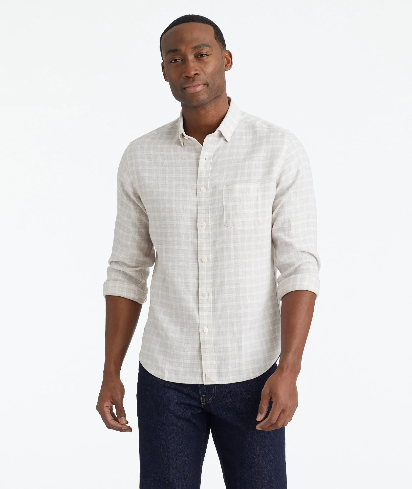 Wrinkle-Resistant Linen Noval Shirt - FINAL SALE