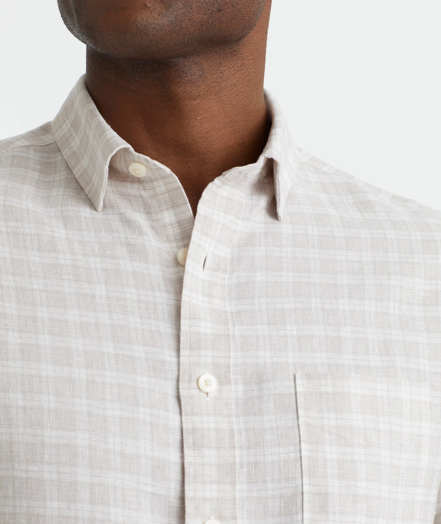 Wrinkle-Resistant Linen Noval Shirt - FINAL SALE